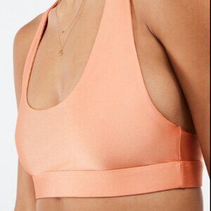 NWT - Fabletics Yesi Low Impact Sports Bra - Size L/10 - Color Marigold